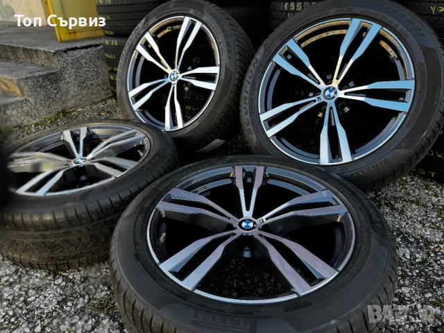 Алуминиеви джанти с гуми за БМВ МХ7 (BMW MX7), 21 цола, 5х112, 4 броя, снимка 3 - Гуми и джанти - 52562717