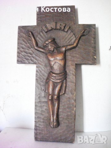 Стар кръст дърворезба, снимка 1