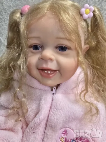 Кукла реборн, реалистична силиконова винил кукла Reborn бебе, Кукла реборн, реалистича силиконова, снимка 3 - Кукли - 52302082