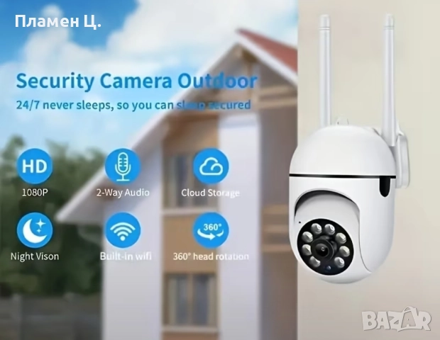 Камера за видеонаблюдение! НОВА!, снимка 4 - IP камери - 52559844
