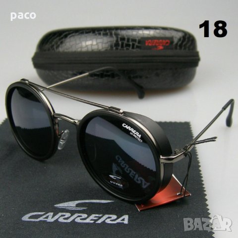 Слънчеви очила Carrera ЧЕРНИ!, снимка 6 - Слънчеви и диоптрични очила - 14709361