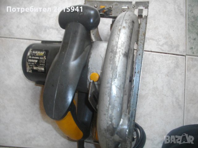 2000 Вата-ф235мм-Ръчен Циркуляр-голям-Реже до 86 мм-Добър-Ideal M1Y235, снимка 8 - Други инструменти - 33039391