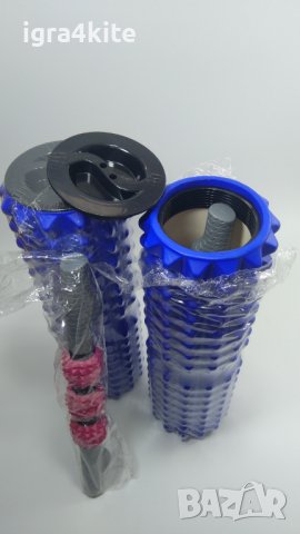 ГОЛЕМИ 2в1 Фоумролер + масажен стик 45x14 Foam roller, снимка 5 - Фитнес уреди - 40841877