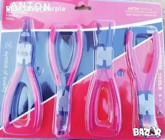 Комплект зегер клещи 4 части - отварящи и затварящи