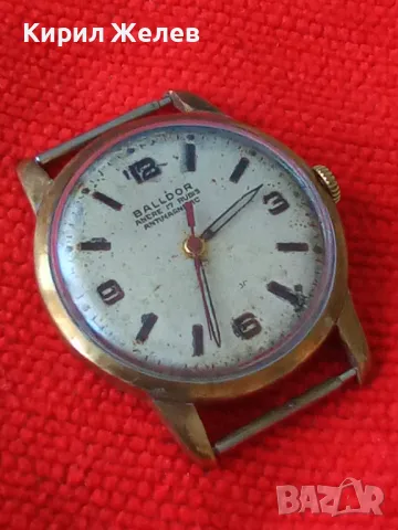 BALLDOR ANCRE 17 RUBIS Стар МАРКОВ ШВЕЙЦАРСКИ ПОЗЛАТЕН МЕХАНИЧЕН МЪЖКИ ЧАСОВНИК РАБОТЕЩ 37200, снимка 17 - Антикварни и старинни предмети - 40184488
