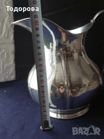 Среърни чаши и кана сребро 800 проба,сребърна чаша,сребърна кана,сребърни прибори., снимка 15 - Чаши - 52124829