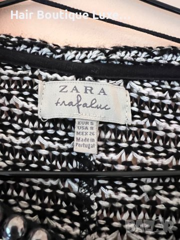 ZARA широк пуловер с шипове 🖤, снимка 4 - Блузи с дълъг ръкав и пуловери - 43699964