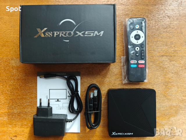 Tv Box X88 PRO  4/64 Android 14 S905X5M, снимка 3 - Приемници и антени - 53455600