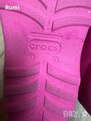 Оригинални юношески чехли  Crocs Hello Kitty! 32-33 н, снимка 8 - Детски сандали и чехли - 48932046