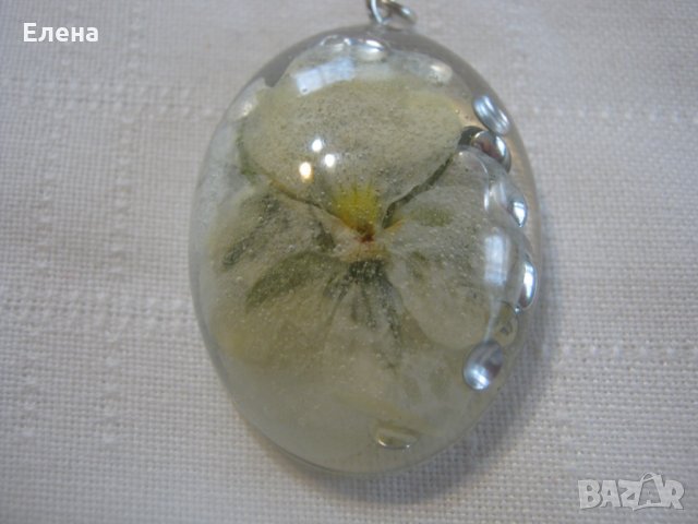 Бижута с естествени  цветя 1, снимка 9 - Бижутерийни комплекти - 28633166
