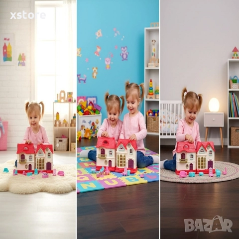 Къщичка за кукли Funny House, снимка 6 - Кукли - 52739236