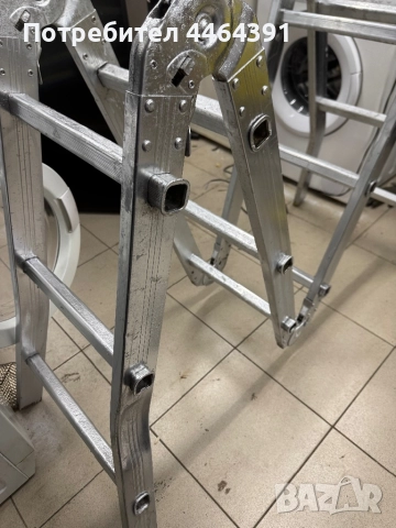Сгъваема алуминиева стълба , снимка 6 - Железария - 52838016