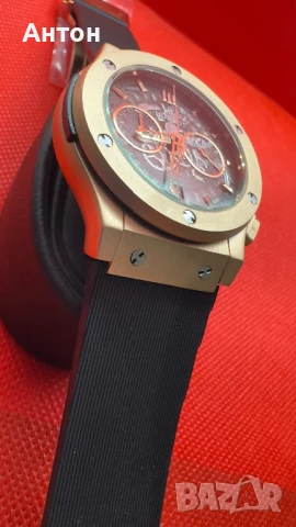 Мъжки часовник Hublot с автоматичен механизъм, снимка 5 - Мъжки - 50988439