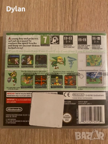 Игра за Nintendo DS / 3DS / 2DS - Legend of Zelda Spirit Tracks, снимка 2 - Игри за Nintendo - 52093040