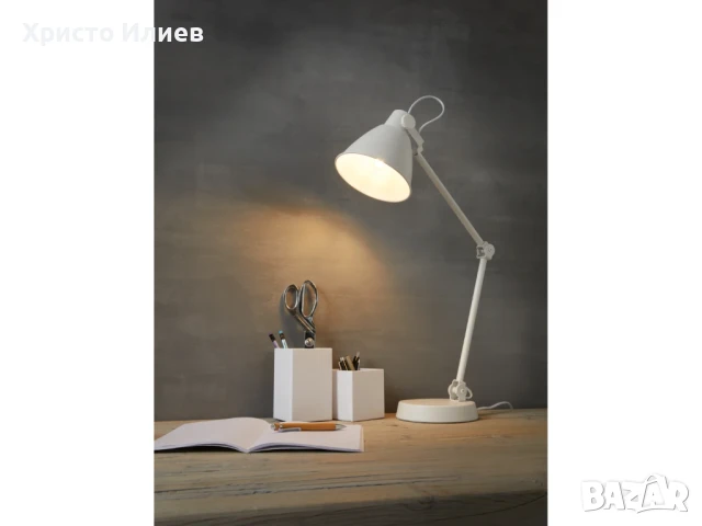 LED настолна лампа Нова Бяла ЛЕД, снимка 3 - Настолни лампи - 50602050