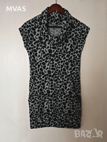 Нова дамска леопардова сива дамска туника XS S размер