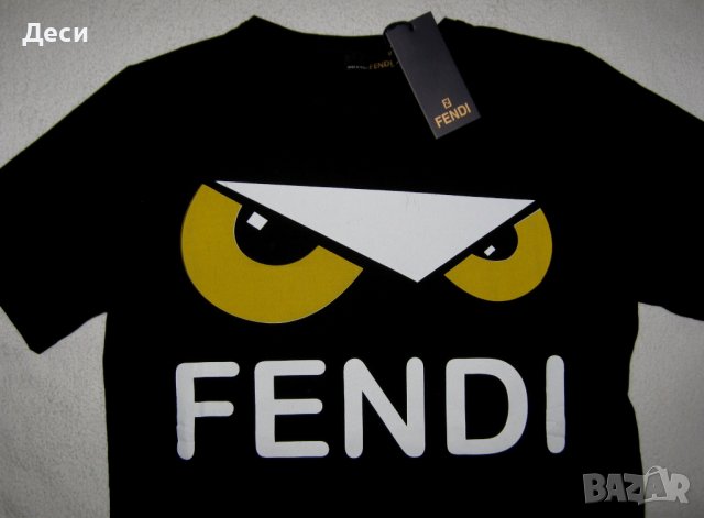 Мъжка тениска Fendi, снимка 3 - Тениски - 38599103