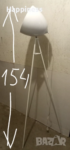 Висока Лампа - 154 см - метална , снимка 6 - Настолни лампи - 51583561
