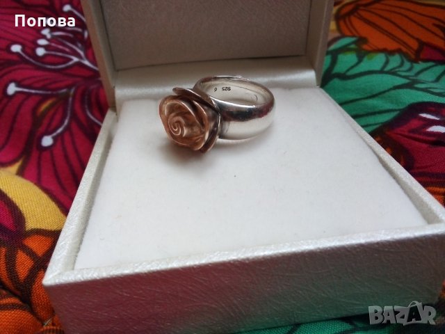 'Esprit"  сребърен масивен пръстен - 4, снимка 2 - Пръстени - 28559765