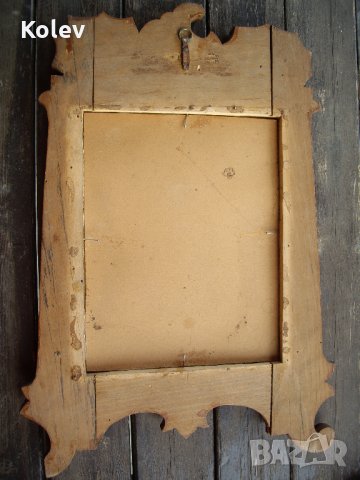 Дърворезба рамка Сливен от 1908, снимка 10 - Антикварни и старинни предмети - 35247667