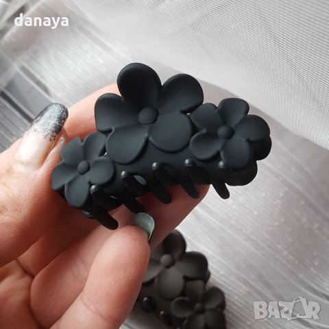 2030 Мини шнола за коса Маргаритки 6x3cm