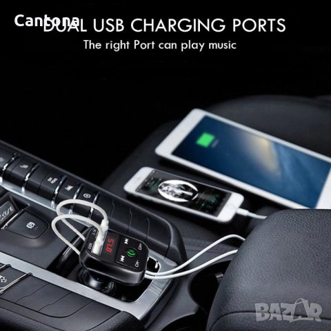 Bluetooth FM трансмитер и ВОЛТМЕТЪР, 2 USB зарядни за GSM Bluetooth Car Kit , снимка 4 - Аксесоари и консумативи - 28544563