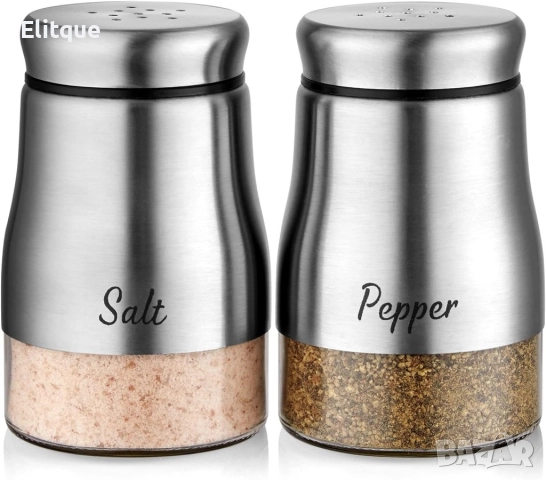 Комплект от два броя солнички Salt and Paper, снимка 4 - Други - 52901437