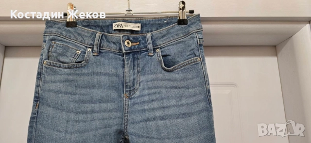Дамски оригинални дънки. ZARA , снимка 3 - Дънки - 52501272