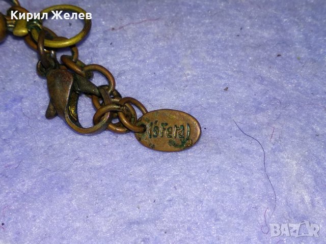 ЕФЕКТНО МАРКОВО МОДНО ХЕНД МЕЙД АРТ КОЛИЕ ЕСТЕСТВЕНИ ПОЛУСКЪПОЦЕННИ КАМЪНИ ШЛИФОВАНИ и БРОНЗ 34726, снимка 5 - Колиета, медальони, синджири - 39200502