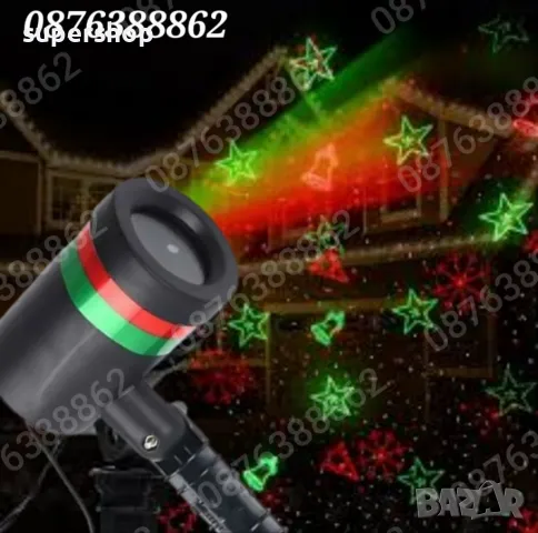 Коледен лазерен проектор Star shower 5 в 1 Коледни светлини, снимка 3 - Други - 47864353