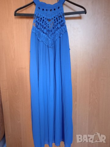 Синя рокля, снимка 3 - Рокли - 37299027