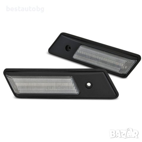 Диодни мигачи за BMW E32 / E34 / E36 (1987-1996) Бели, снимка 3 - Аксесоари и консумативи - 43625388