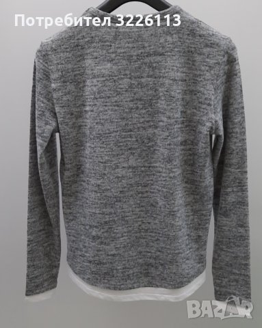 Мъжки пуловер "Brave soul", grey, размери - S, M, L и XL.                 , снимка 3 - Пуловери - 39004546