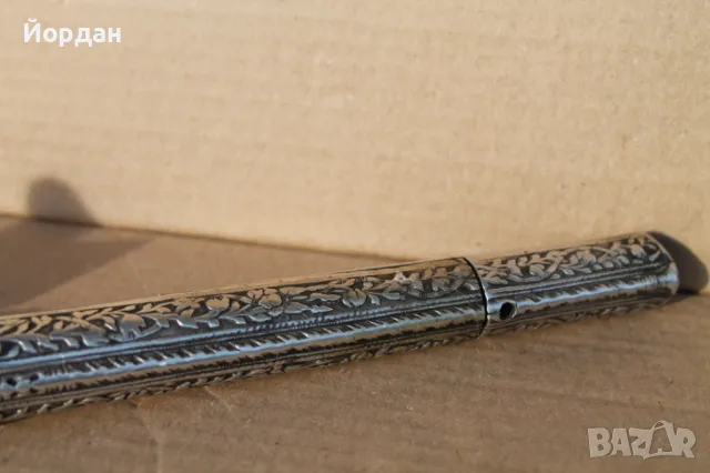 Кремъчен пистолет със сребърен обков, снимка 7 - Други ценни предмети - 47634044