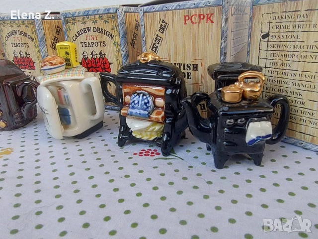 5 миниатюрни чайника Paul Cardew Tiny Teapots, снимка 15 - Колекции - 52798432