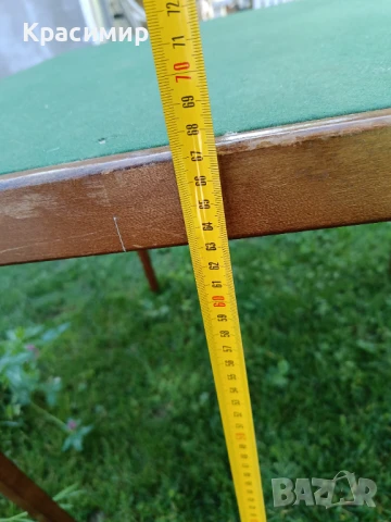 Стара английска сгъваема маса за игра на карти , снимка 10 - Антикварни и старинни предмети - 50538666