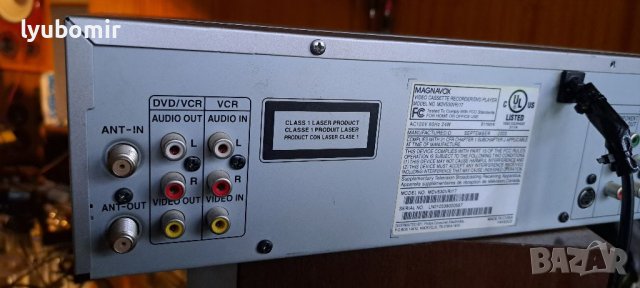 Magnavox DVD-VHS, снимка 8 - Плейъри, домашно кино, прожектори - 40619031