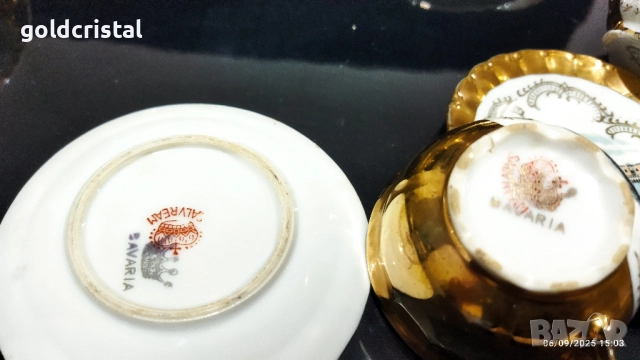 старинен немски порцелан чаши за кафе , снимка 6 - Антикварни и старинни предмети - 51628605