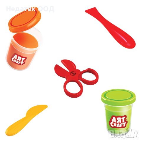 Комплект пластилин, Кухня и аксесоари, 30 бр., снимка 3 - Пластелини, моделини и пясъци - 42986718