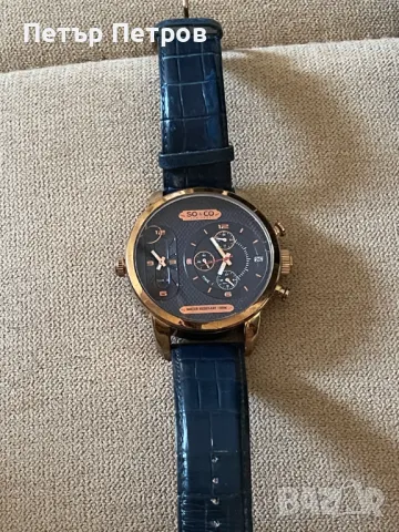 SO&CO New York Miyota Movement ЧИСТО НОВ!, 150 лв, снимка 5 - Мъжки - 49495788
