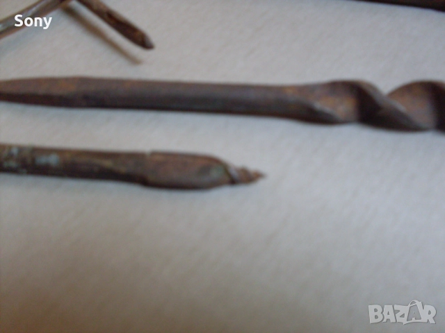 Стари свредели за дърво- комплект., снимка 3 - Антикварни и старинни предмети - 52581023