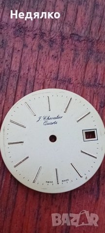 Винтидж швейцарски циферблат,J.Chevalier, снимка 4 - Антикварни и старинни предмети - 43557873