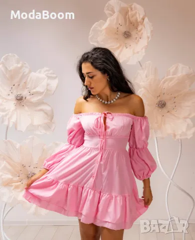 Дамски рокли в два цвята 