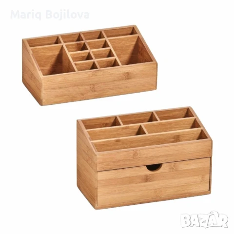 Стилен и практичен бамбуков органайзер