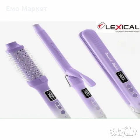 Комплект за прически Lexical 5 в 1 стил и грижа за косата, снимка 6 - Преси за коса - 49865177