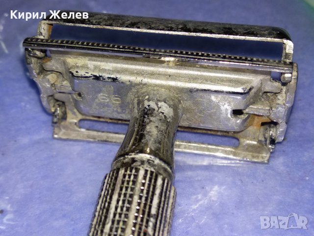 Стара РЕТРО КОЛЕКЦИОНЕРСКИ РЯДЪК МОДЕЛ САМОБРЪСНАЧКА ЖИЛЕТ с МАРКРОВКИ 12486, снимка 12 - Колекции - 43805891