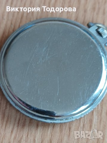 Рядък джобен часовник Салют (като  Молния) на 76 години СССР , снимка 7 - Антикварни и старинни предмети - 43886311