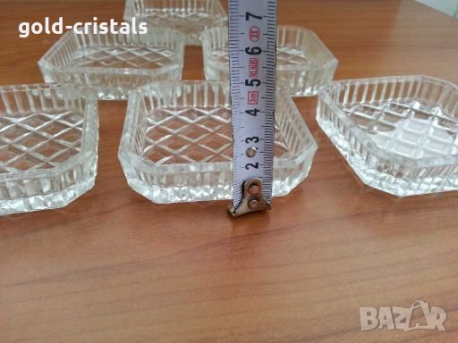 Ретро кристални чинийки, снимка 4 - Антикварни и старинни предмети - 28838510