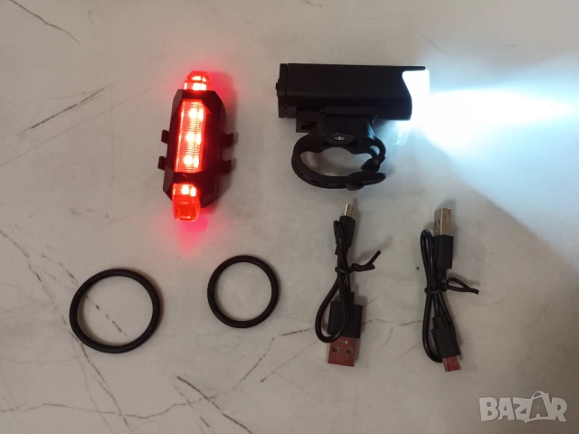 LED фар и стоп за велосипед, колело, Лед