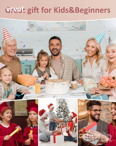 🔥 Нова компактна цифрова камера M03 – 50MP снимки + FHD видео + 32GB карта 🎁, снимка 7 - Камери - 51912093